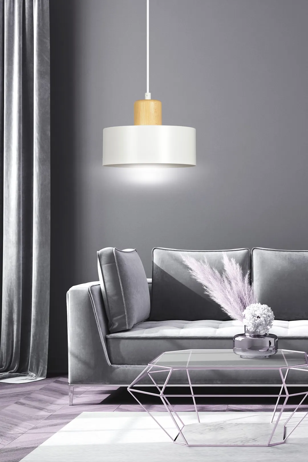 Lampa wisząca  TORIN Biały 1047/1 — zdjęcie 10