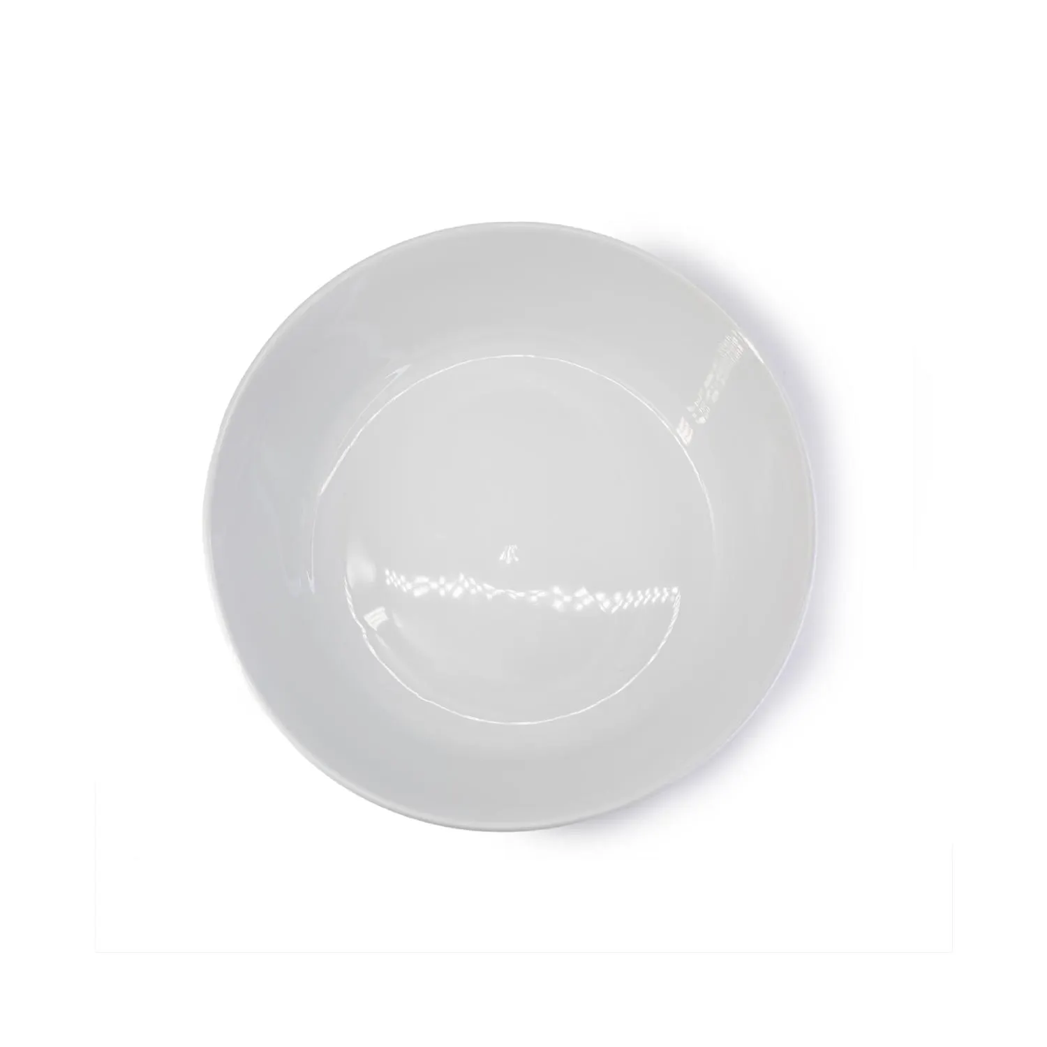 talerz, porcelana, biały, plaski, okrągły