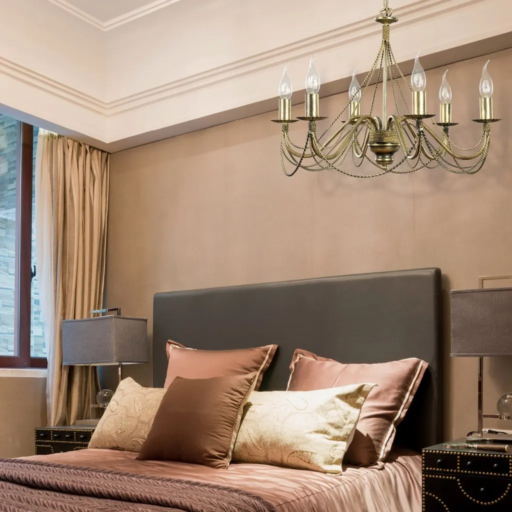 Żyrandol TORI Złoty 170/6 - 170/6