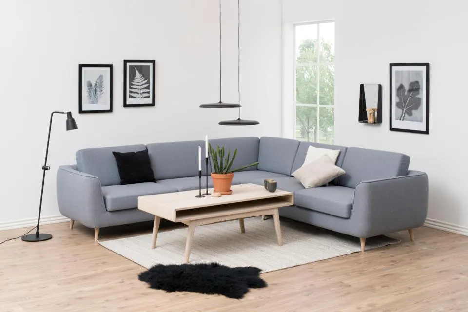 Stolik kawowy z półką AVERNA 130x70x50 cm Bielony — zdjęcie 5