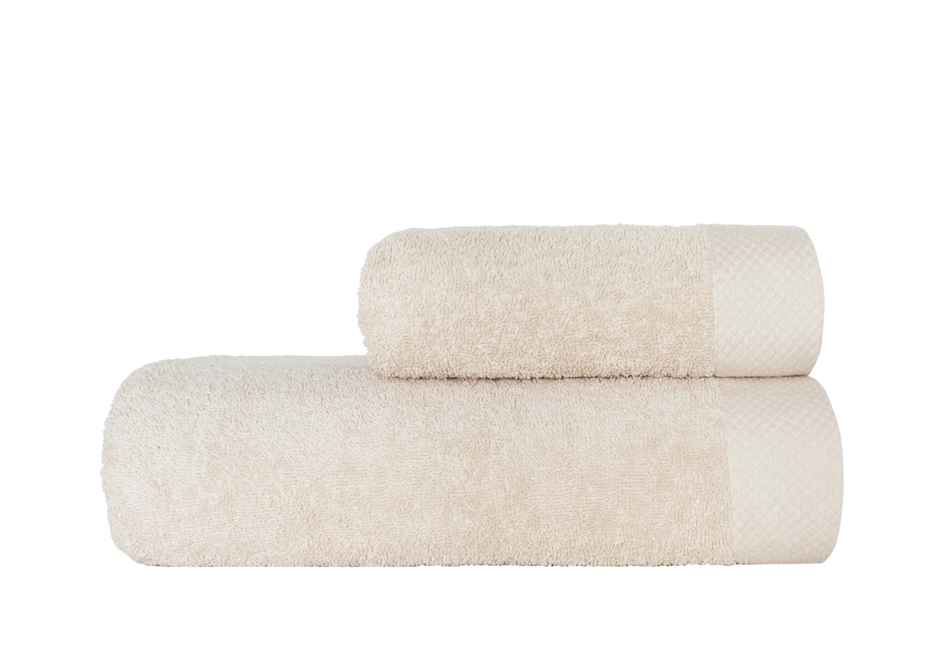 Ręcznik frotte BOHO 70x140 gramatura 500 kremowy - FARO_29454