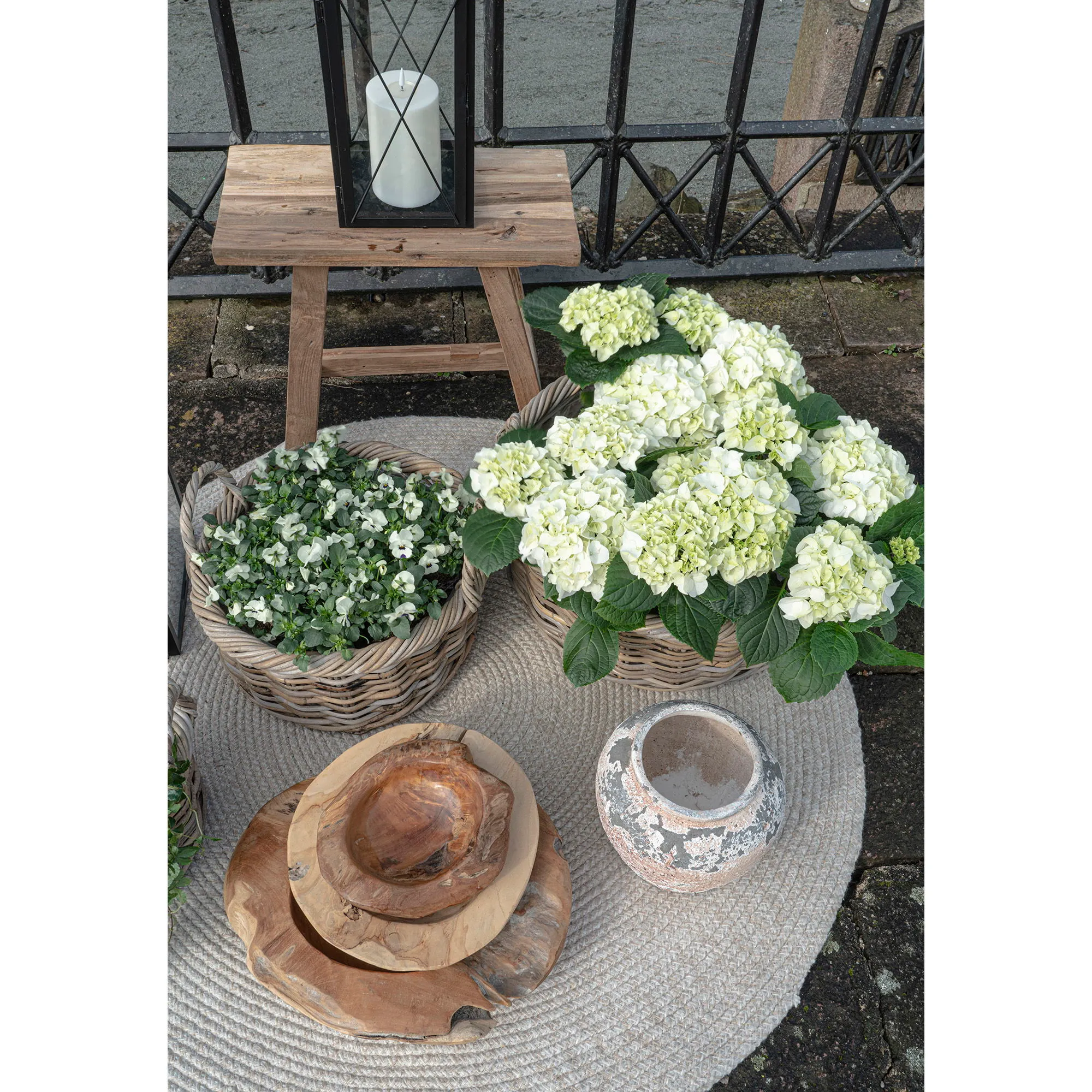 Dywan okragły MENORCA fi120 cm 100% recykling fi120 cm piaskowy - 3981300