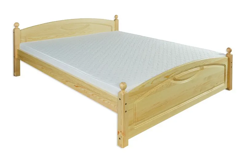 LK103 łóżko S140 D200 sosna naturalny DREWMAX