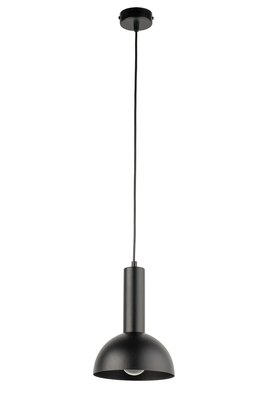 Lampa wisząca VITRUM S kopuła czarna