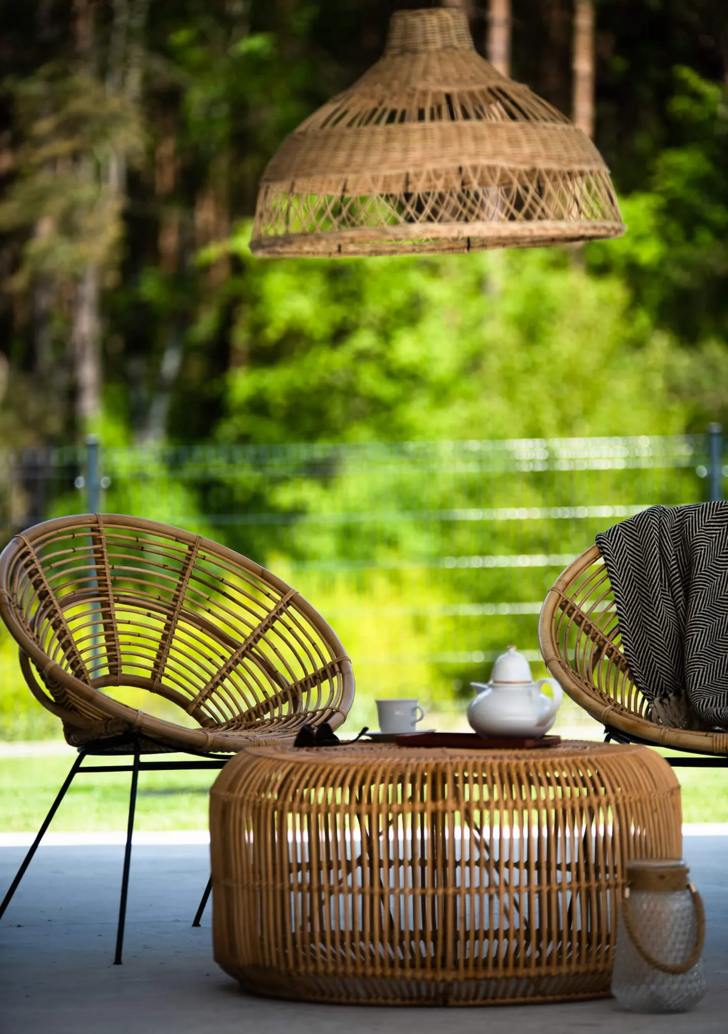 STOLIK RATTANOWY FITO M Naturalny - MMRT001M