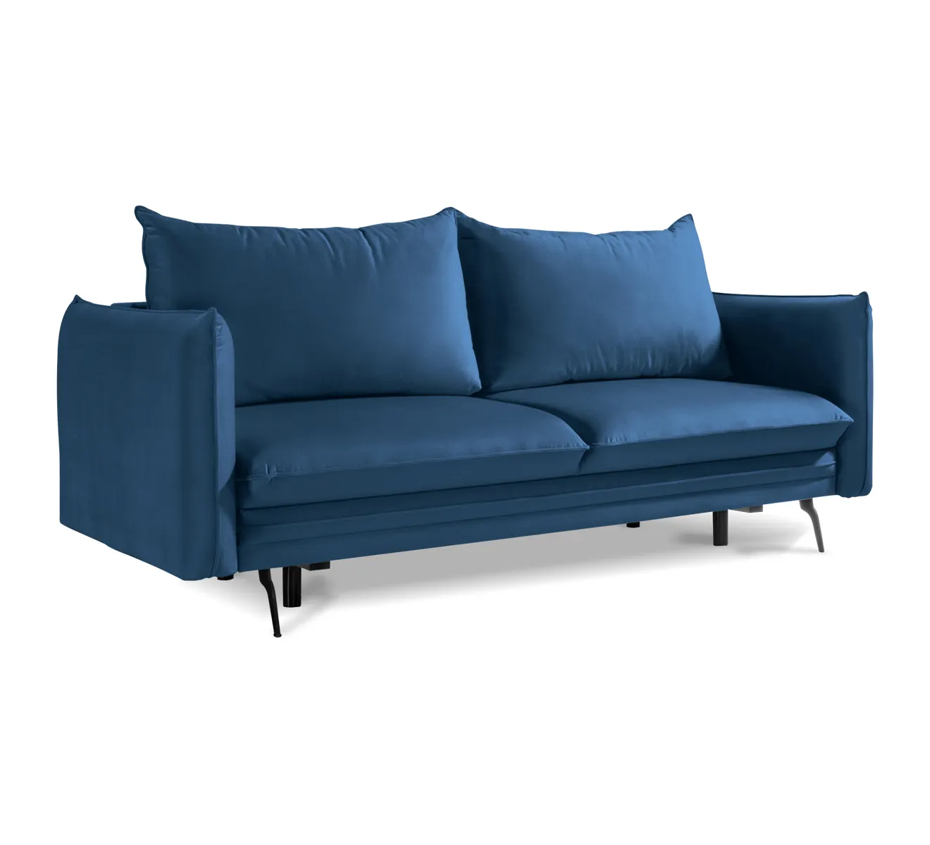 Sofa 3-os rozkładana, z funkcją spania Akita Monolith 77 granatowy Sofa 3-os rozkładana, z funkcją spania Akita Monolith 77 granatowy