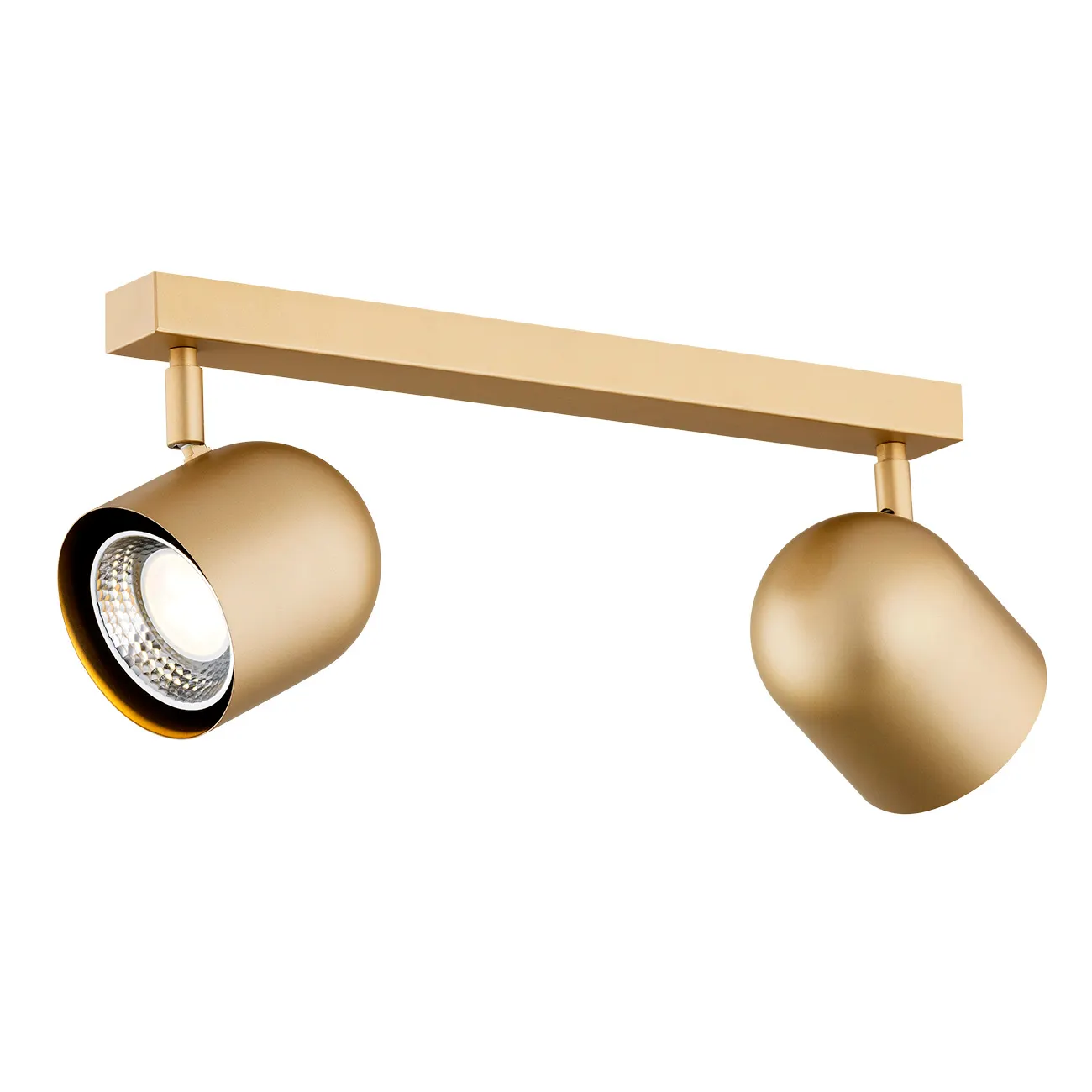 Plafon ISOLA metalowy złoty regulowany 48x19cm - 7150