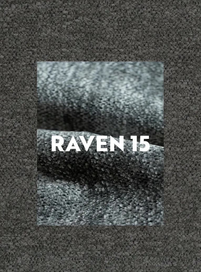 Fotel CARMEN Raven 15 ciemnoszary czarne nogi Signal - CARMENRACSZ15