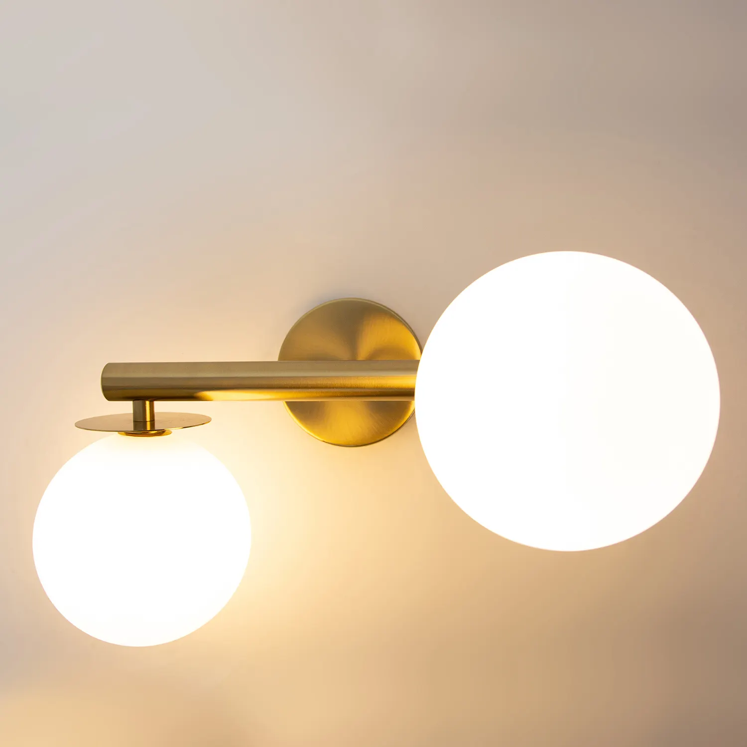 Kinkiet AVOLA 2 złoty biały - SI_41484