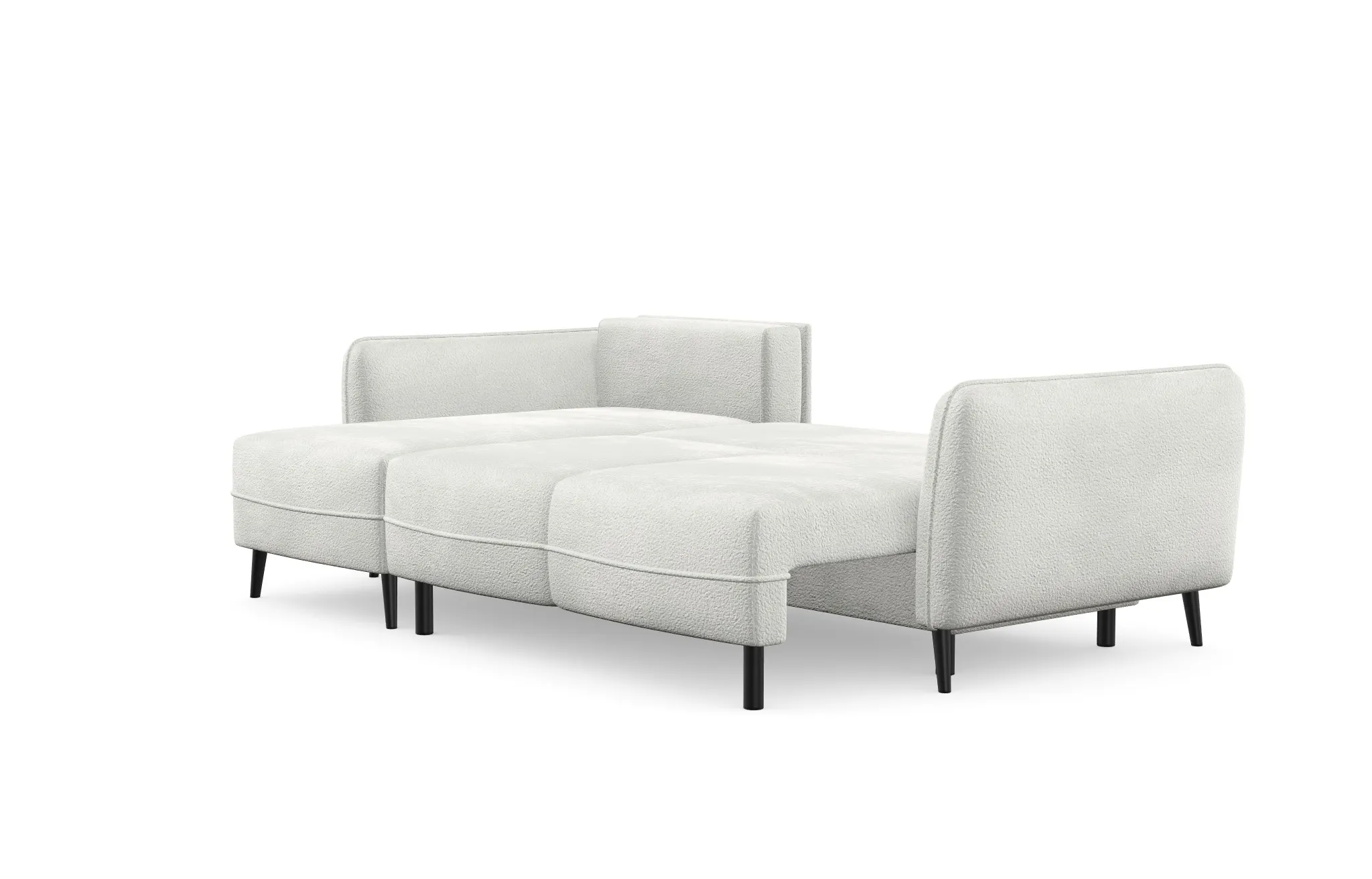 Narożnik z funkcją spania ELEGY lewostronny - tkanina Abramo 08 - kremowy - ELEGY_NAR_ABRIAMO04_L