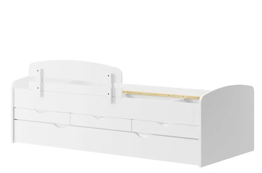 Barierka ochronna do łóżka NICOLE 2 biała 105x36cm - TH-100-1323