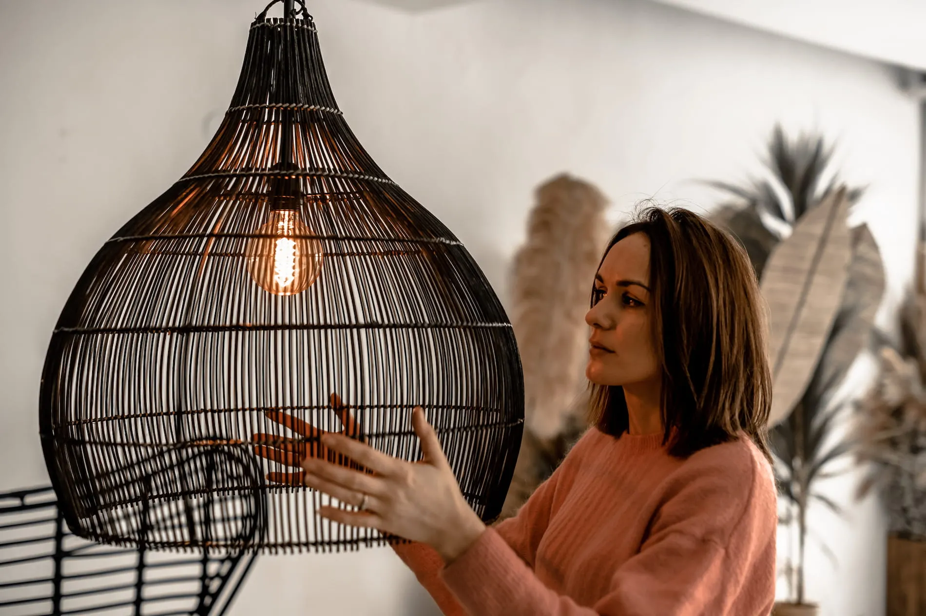 LAMPA BOB CZARNY - MRL0014B