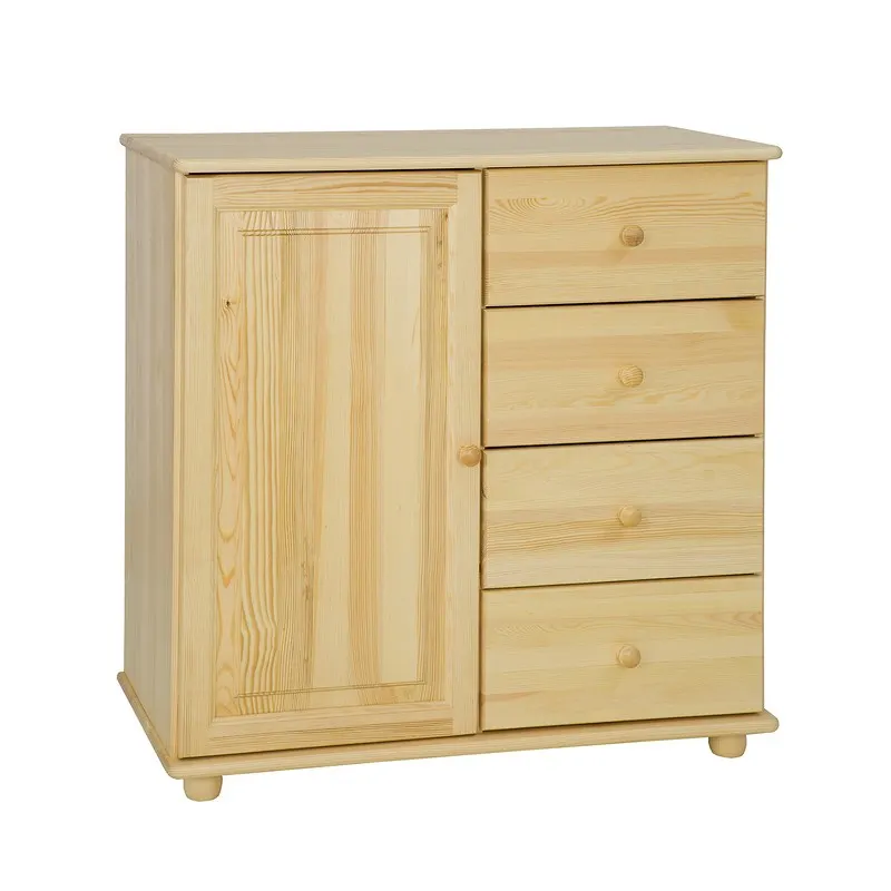 KD100 komoda S100 W100 G47 sosna naturalny DREWMAX - 45772