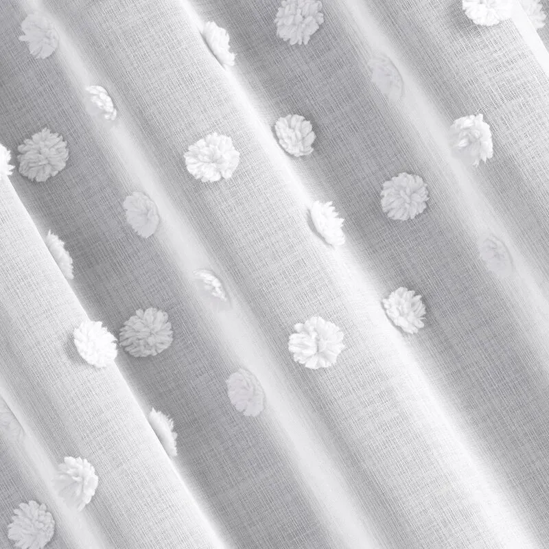 ZASŁONA GOTOWA D91 STELLA 140X250 CM BIAŁY - EU_357662