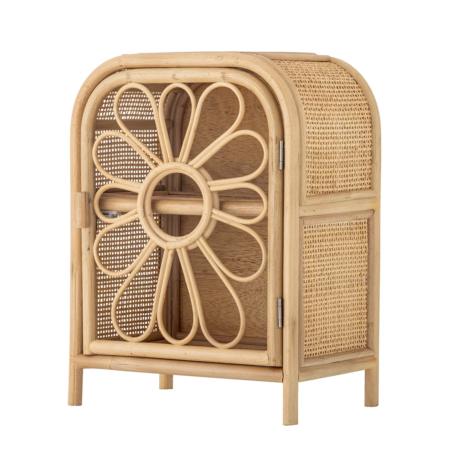 meble, stojak, rattan, plecionka, kwietnik