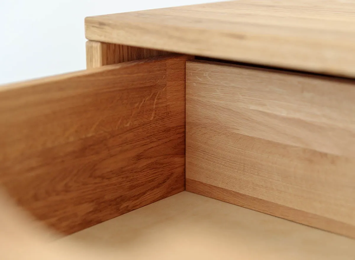 Szafka nocna z szufladą lity dąb olejowany Simona - PRHSIM08