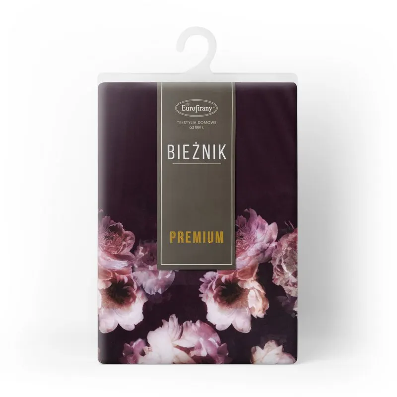 OBRUS MERLA 40X140 CM BORDOWY - EU_350662