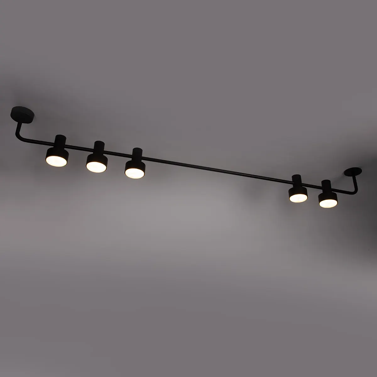 Lampa sufitowa MONA 5 czarna - SI_40983