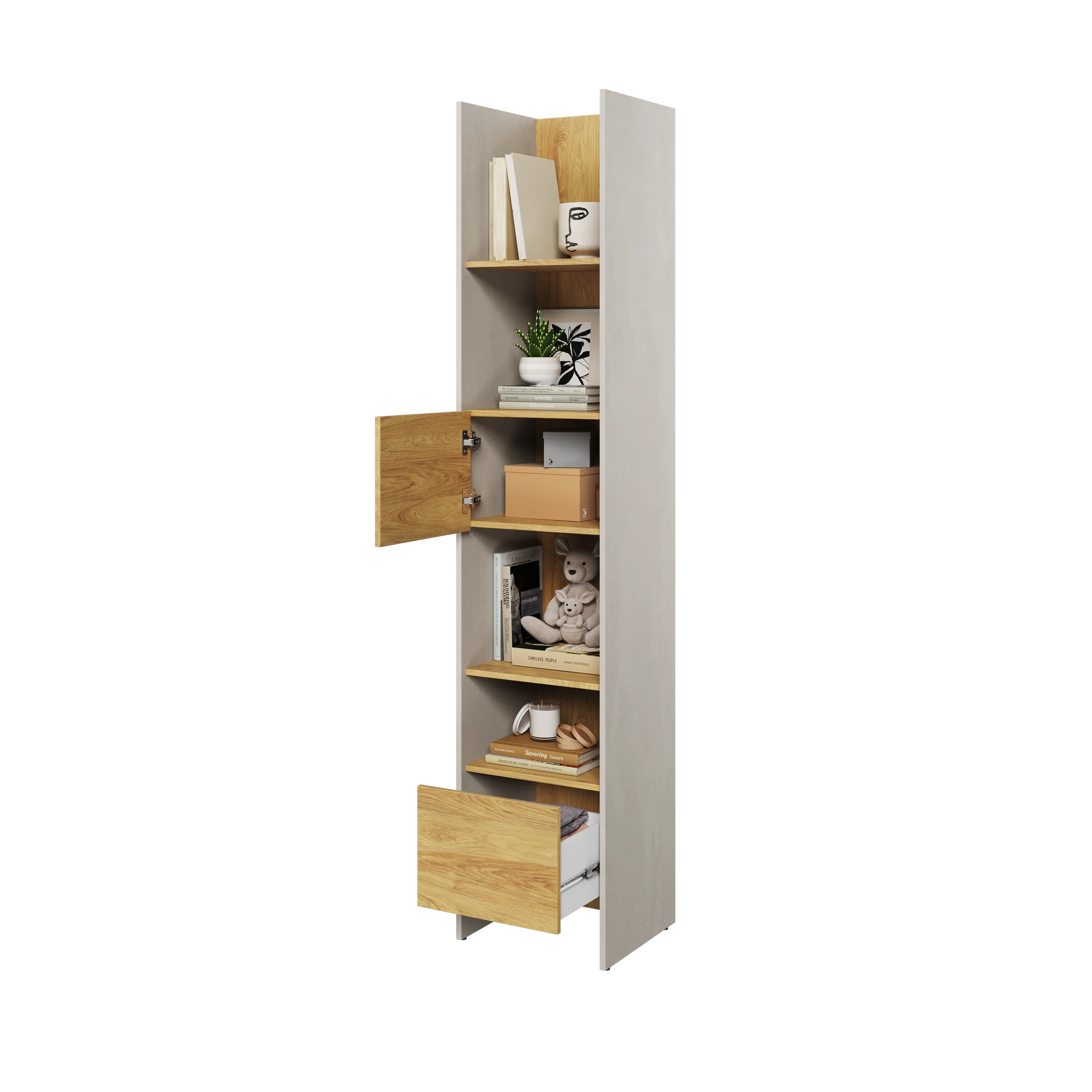 Regał Teen Flex TF-02 45cm szary - TF2SFH