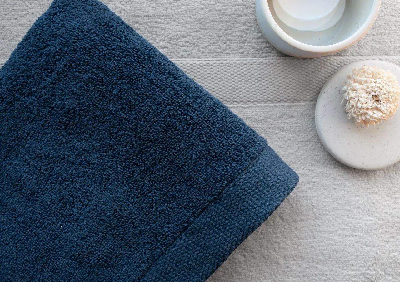 Ręcznik frotte MISTY 50x100 gramatura 450 granatowy - FARO_29459