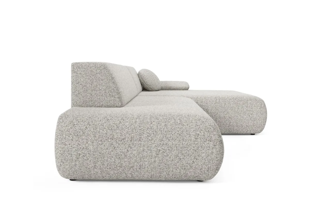 Narożnik rozkładany z pojemnikiem PUENTE 286 cm prawostronny jasny beż - PUENTE_NAR_PUENTE09_P