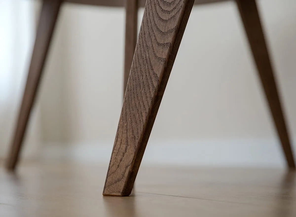 Stolik kawowy dębowy ORBETELLO okragły 90 cm tabacco - 3SORB57T