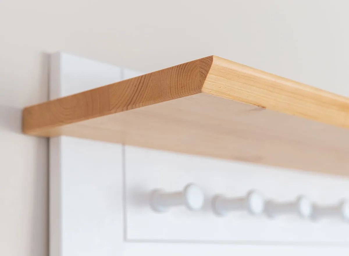 Panel z wieszakiem MARONE ELITE - biały, złocisty - PLMEL28