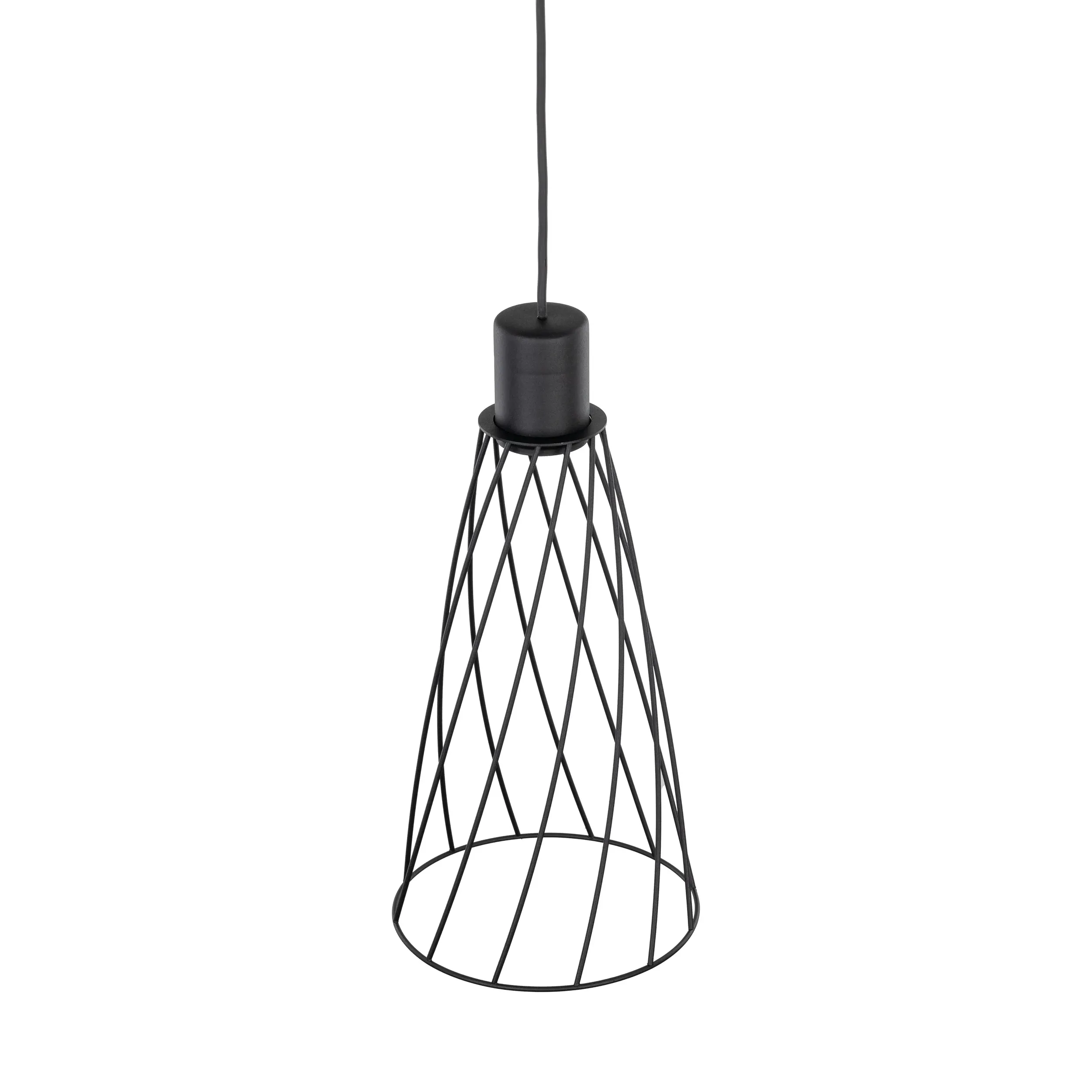 Lampa wisząca MODESTO czarna ażurowa 180x19cm - TK_10161