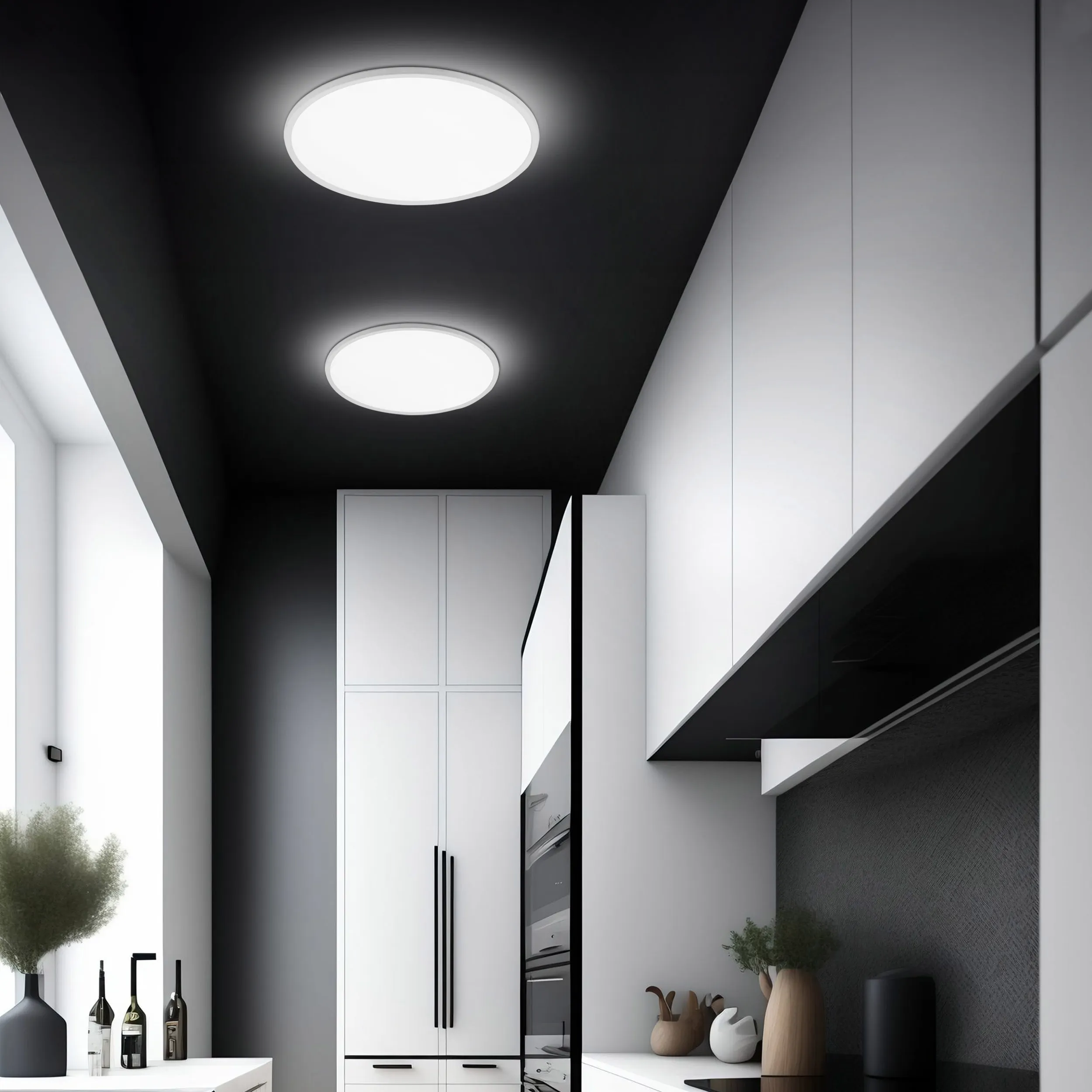 Plafon AQUA LED 24W biały okrągły 30x2cm - TK_6900