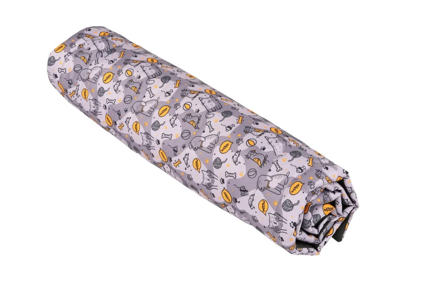 Legowisko dla psa miękkie (mata) średnie 90x60x2,5cm wodoodporne brązowe - FDM_5906482609678