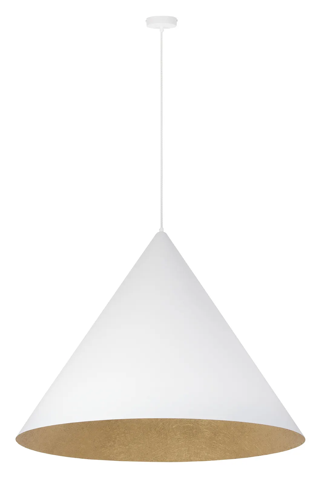 Lampa wisząca VESUVIO biało-złota