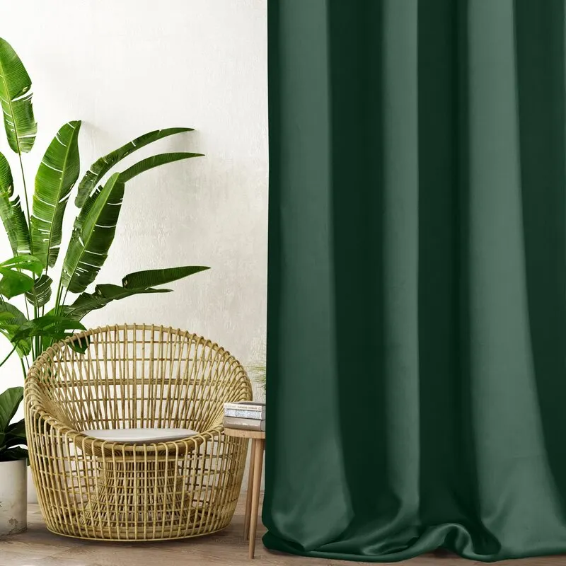 ZASŁONA GOTOWA D91 PARISA NA TAŚMIE 140X270 CM ZIELONY - EU_351240