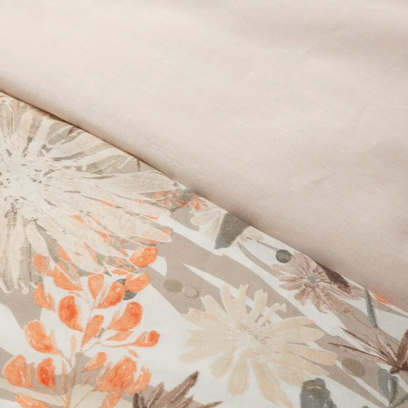 Komplet pościeli bawełnianej SONIA 23 220 X 200 cm Beżowy - EU_407950