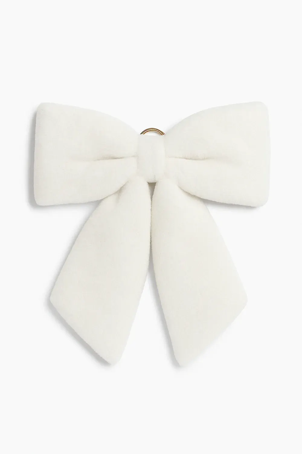 Kokarda pluszowa ŚREDNIA 1526 biała