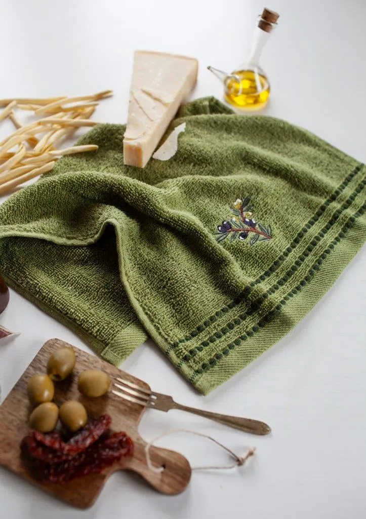 Ręczniki kuchenne 30x50 zestaw 3 szt. OLIWKI 003 - FARO_28549