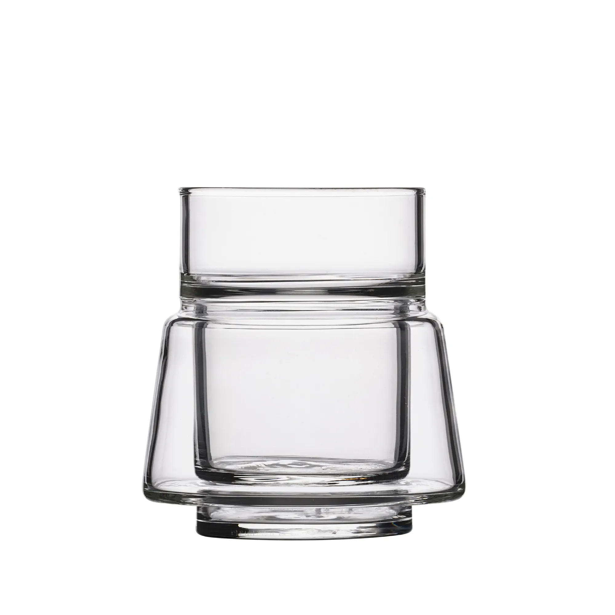 Szklanka z podwójną ścianką 70 ml transparentny