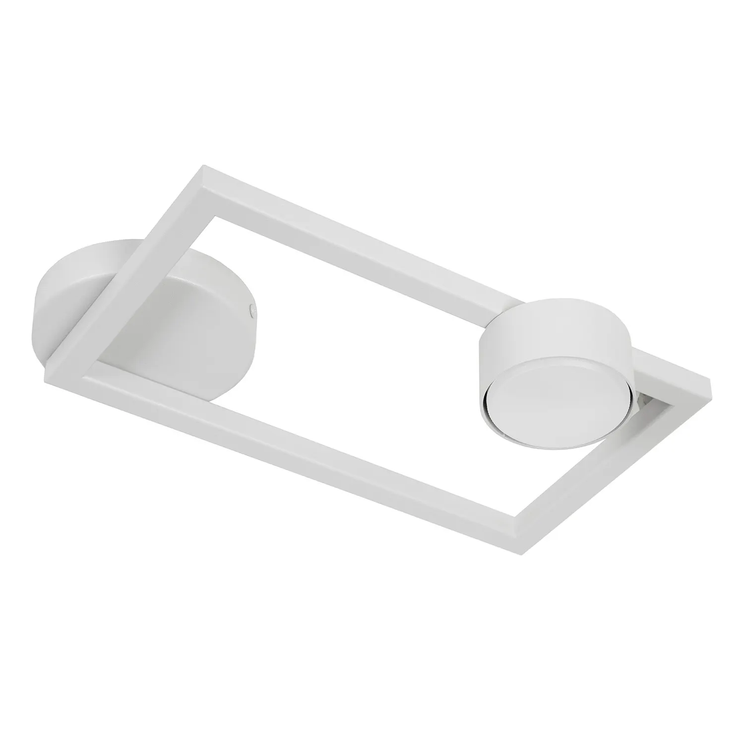 Plafon stalowy FRAME 1 szary beż Lampa sufitowa, Oprawa oświetleniowa