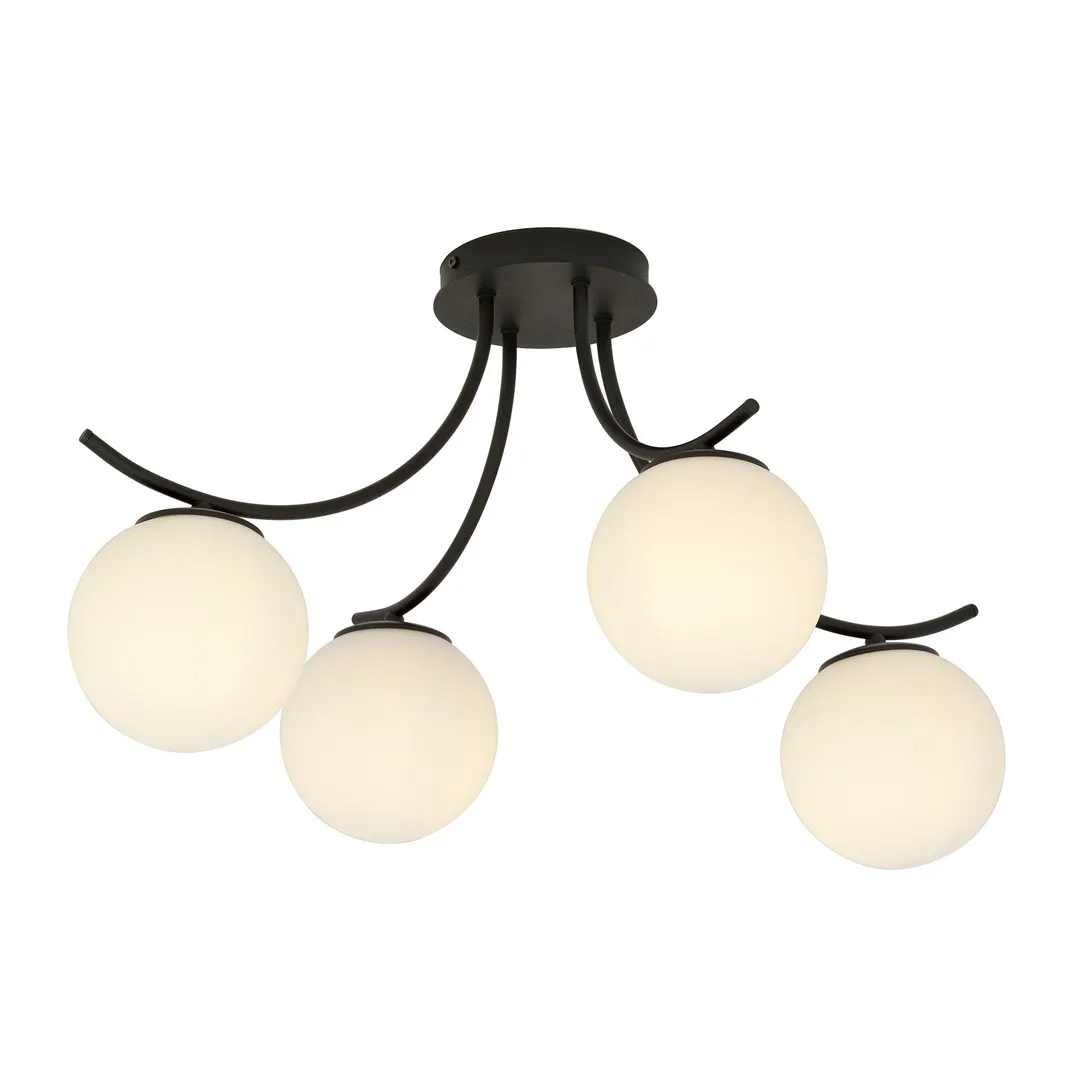 Lampa sufitowa  BOSTON Czarny 1109/4