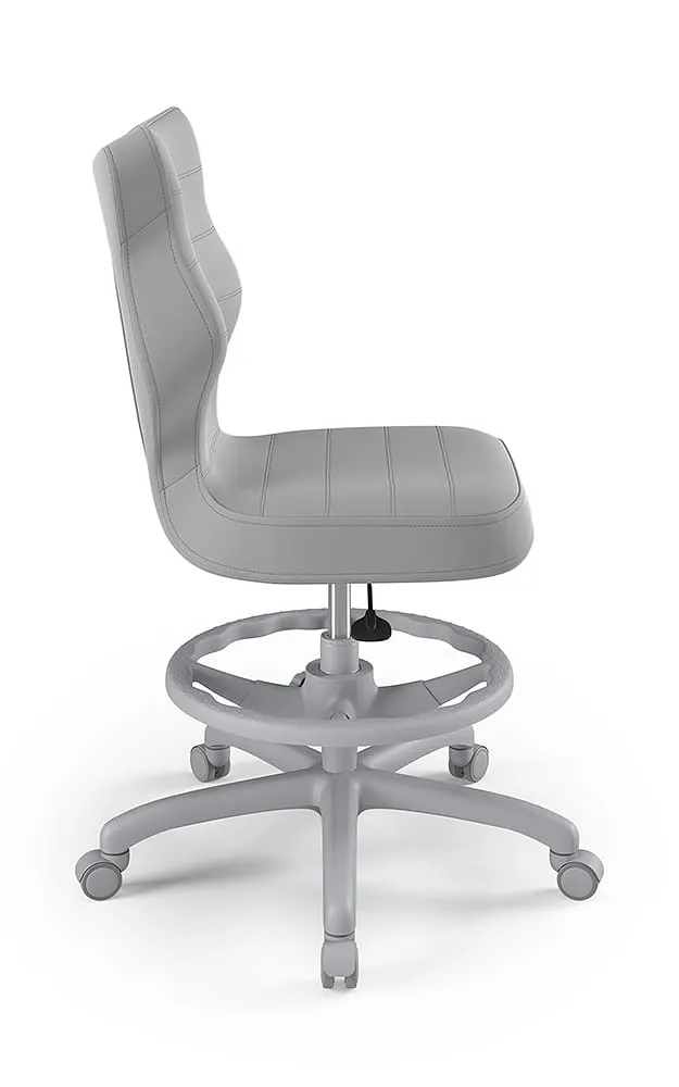 Krzesło młodzieżowe Petit szary Velvet 03 rozmiar 5 WK+P - NB-A-5-D-A-VT03