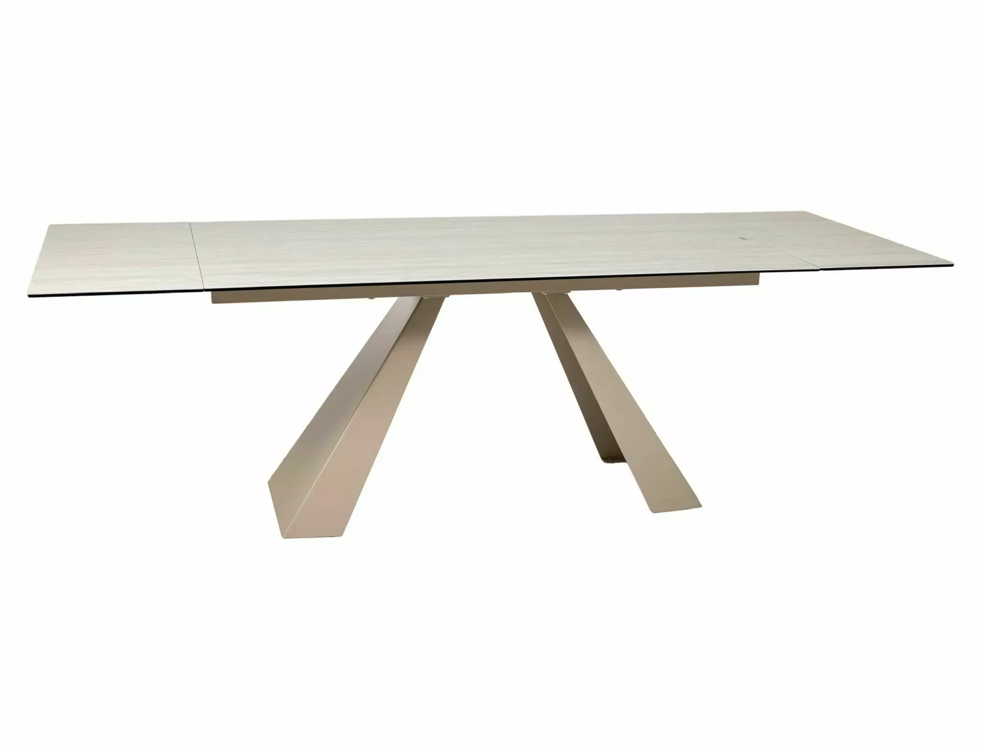Stół rozkładany SALVADORE CERAMIC 160(240)X90 beżowy kaszmirowy
