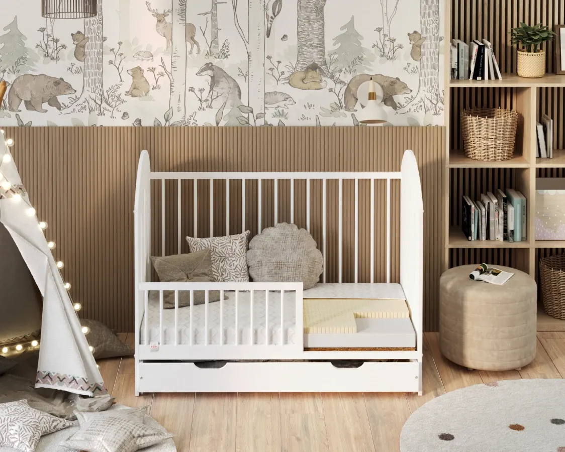 Materac piankowy PIKOLO 4KIDS - 60x120x10 - H2 średnio miękki / H4 twardy — zdjęcie 3