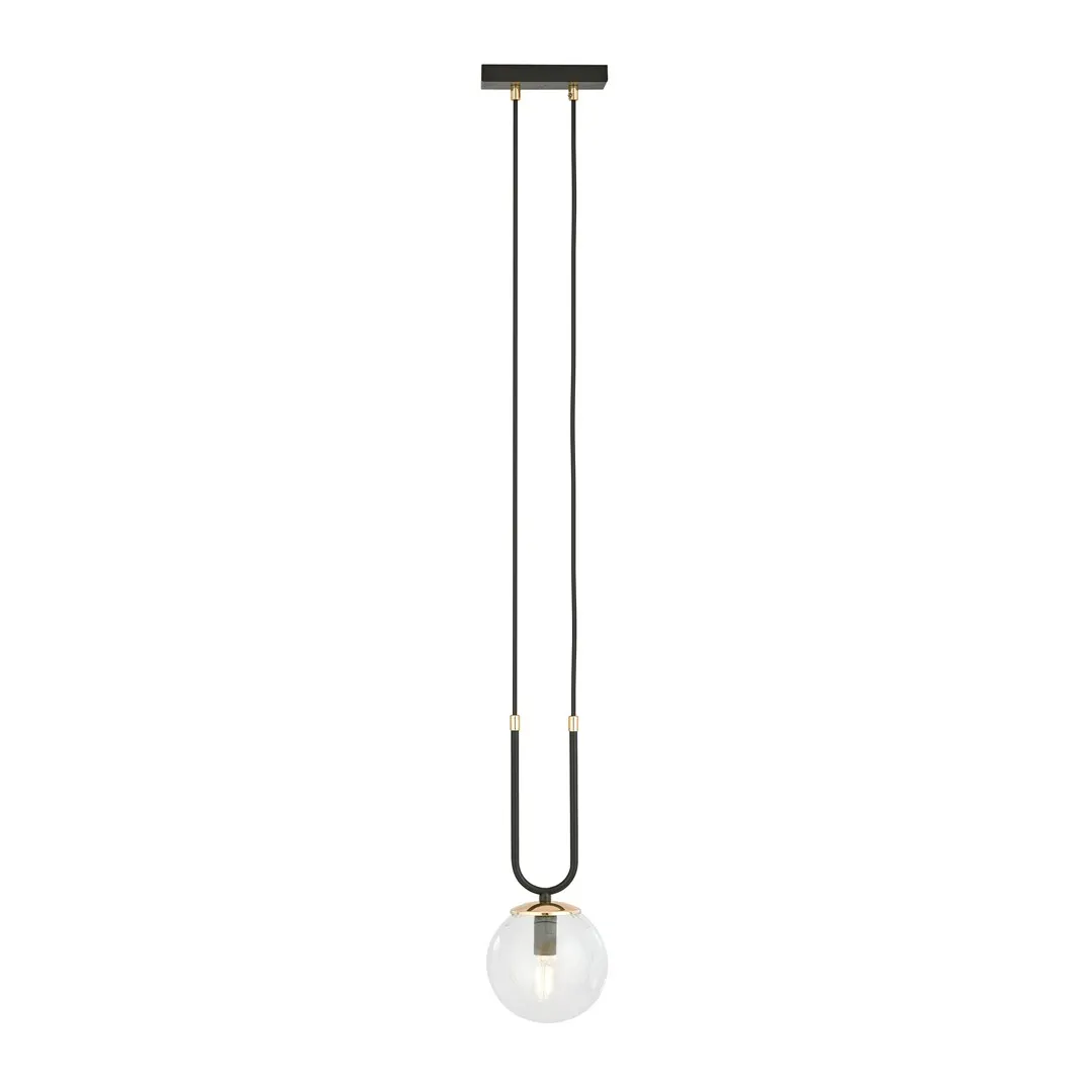Lampa wisząca GLAM Czarny 1114/1 Lampa wisząca GLAM Czarny 1114/1