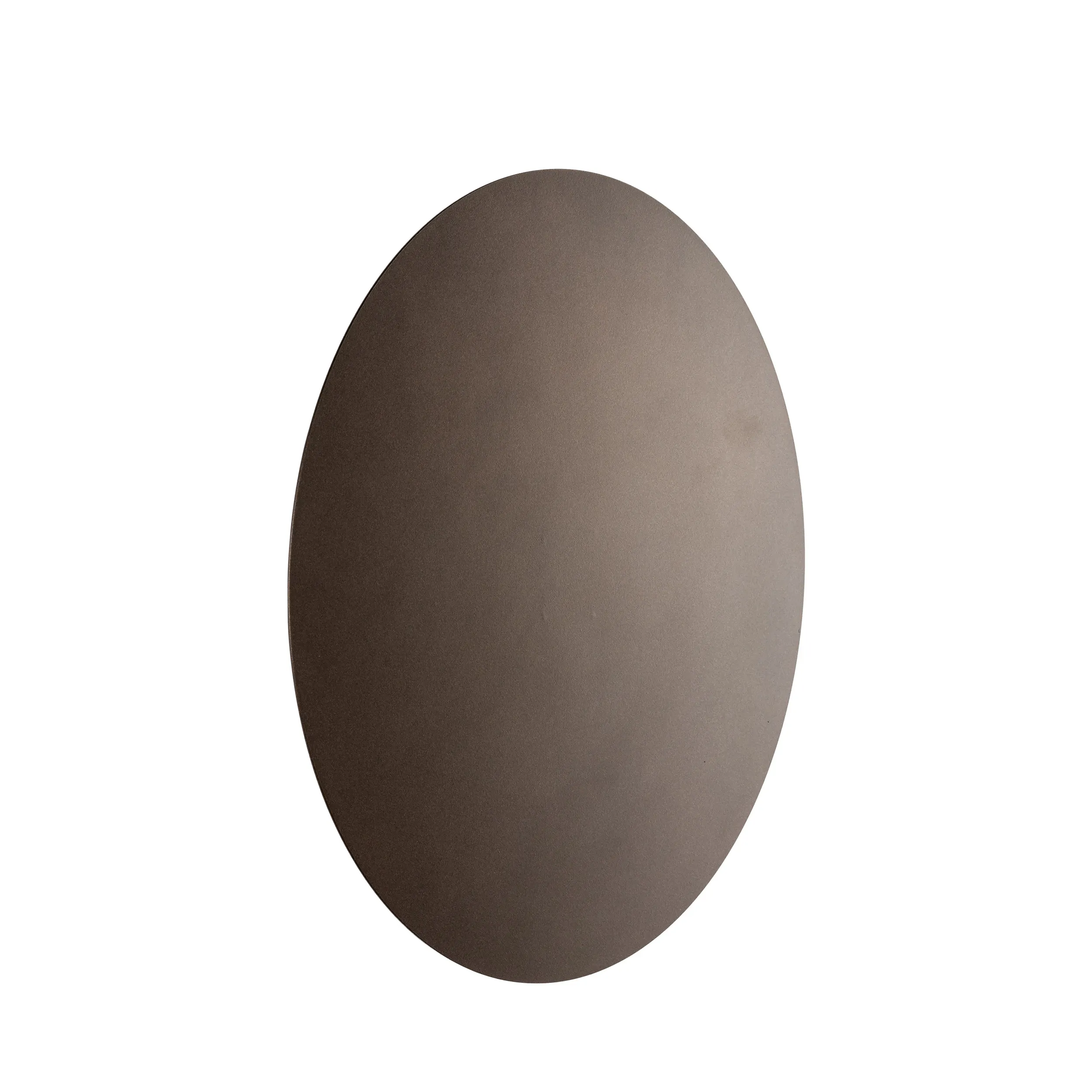 Kinkiet LUNA brązowy okrągły 30x4cm - TK_6454