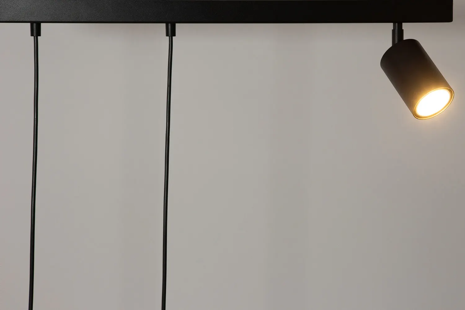 Lampa wisząca TAVIRA 2+1 czarna biała - SI_41263