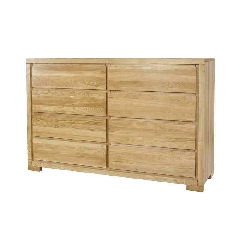 Komoda dębowa KD356 Naturalny DREWMAX — zdjęcie 3