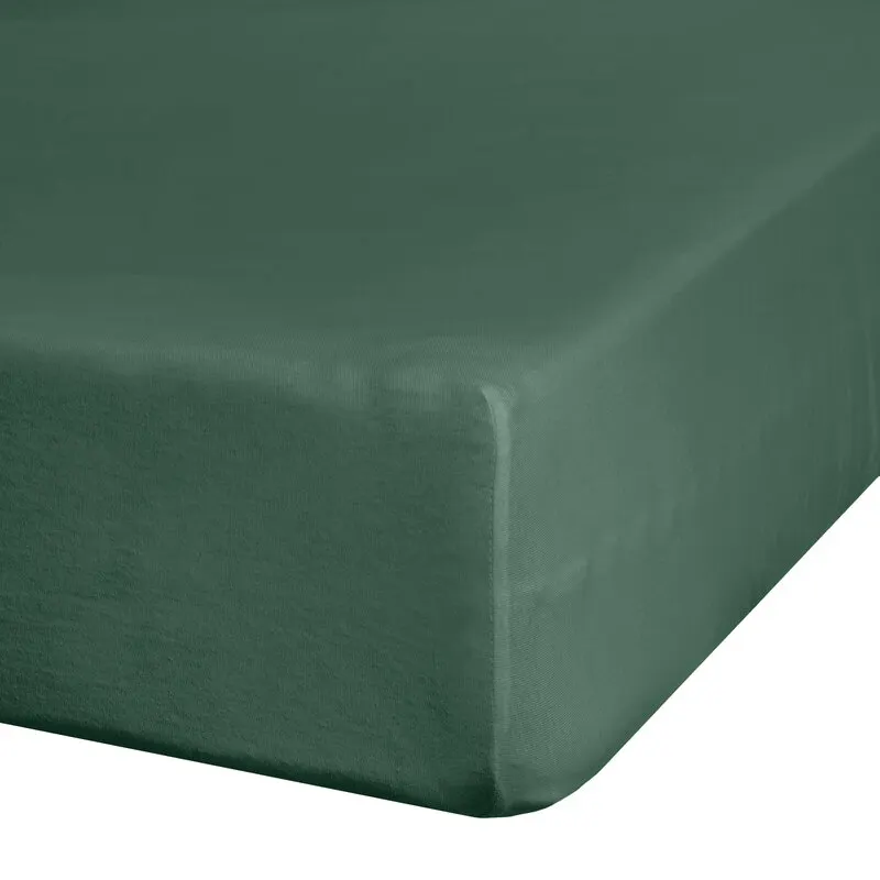 PRZEŚCIERADŁO JERSEY3 90X200 CM, WYS.25 CM CIEMNOZIELONY
