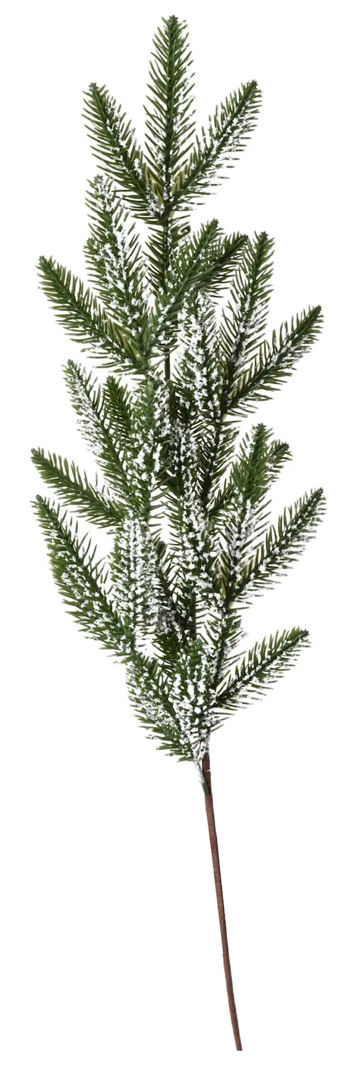 Gałązka sosnowa ze śniegiem 3325 złota Gałązka sosnowa ze śniegiem 3325 złota