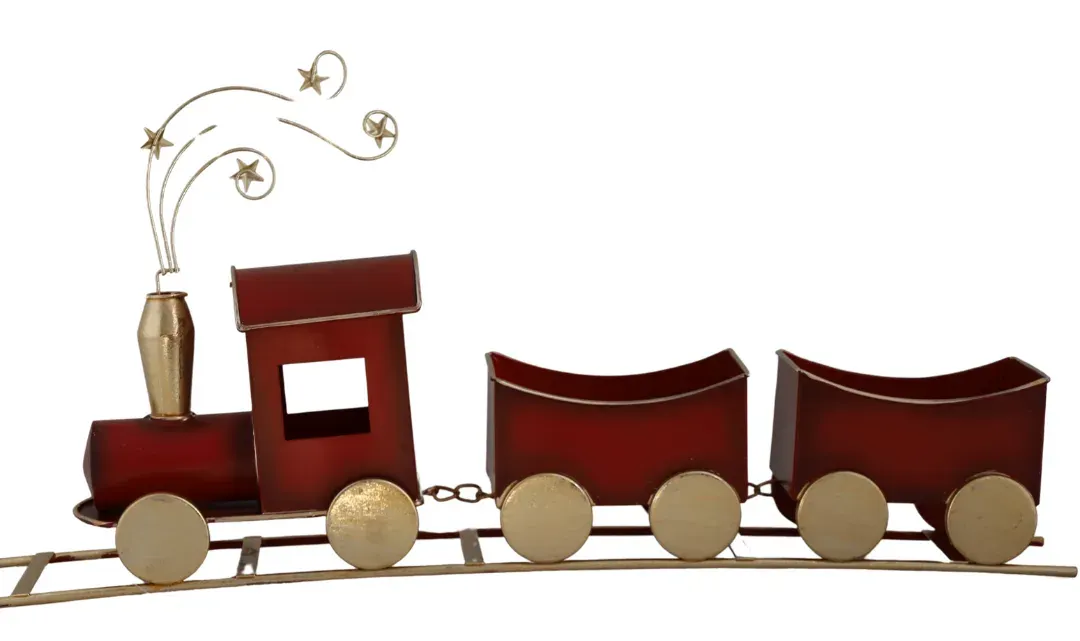 POCIĄG metalowy 8788 czerwono-złoty POCIĄG metalowy 8788 czerwono-złoty
