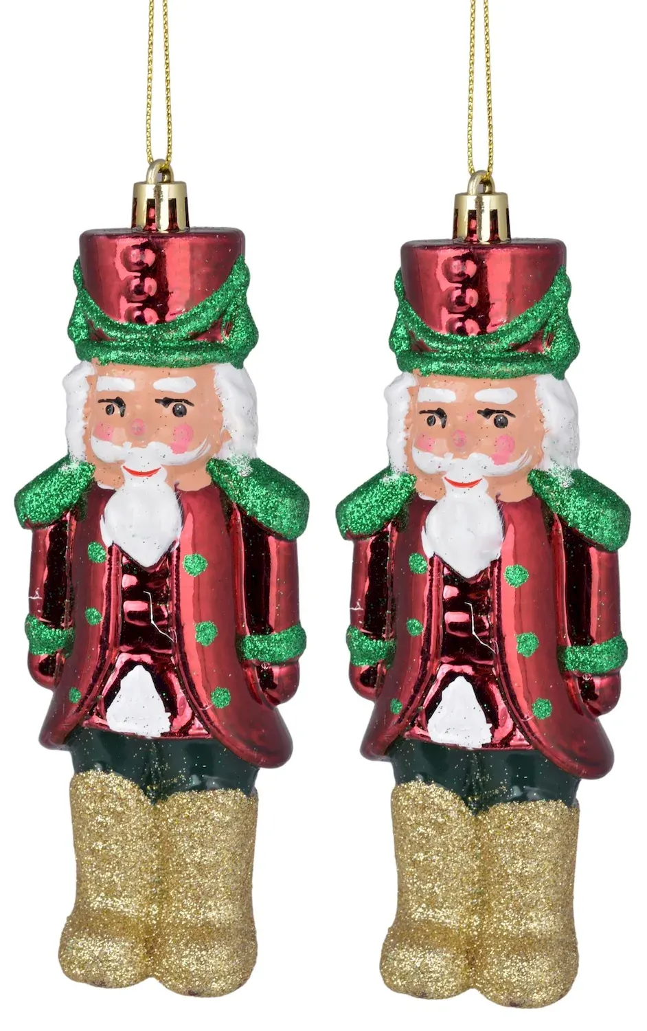 Komplet 2 bombek ŻOŁNIERZYKÓW 7671 czerwonych Komplet 2 bombek ŻOŁNIERZYKÓW 7671 czerwonych