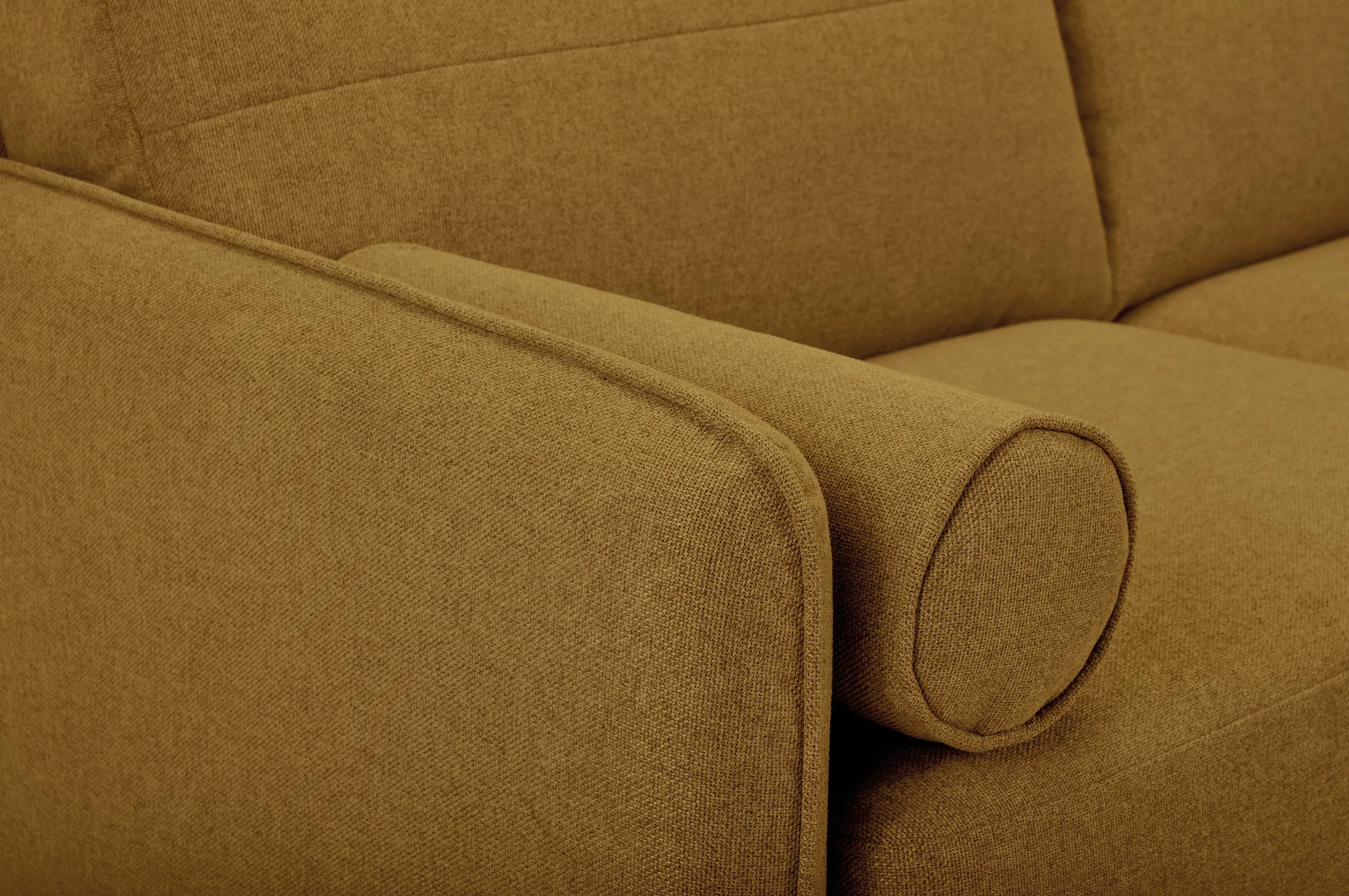 Sofa rozkładana Compact musztardowa MEBLEX - COMPACT-AUSTIN11MUSTARD